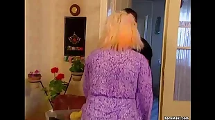 Chubby mature woman gets pounded hard