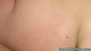 Real life stepdaughter gets her fill of stepdads cock